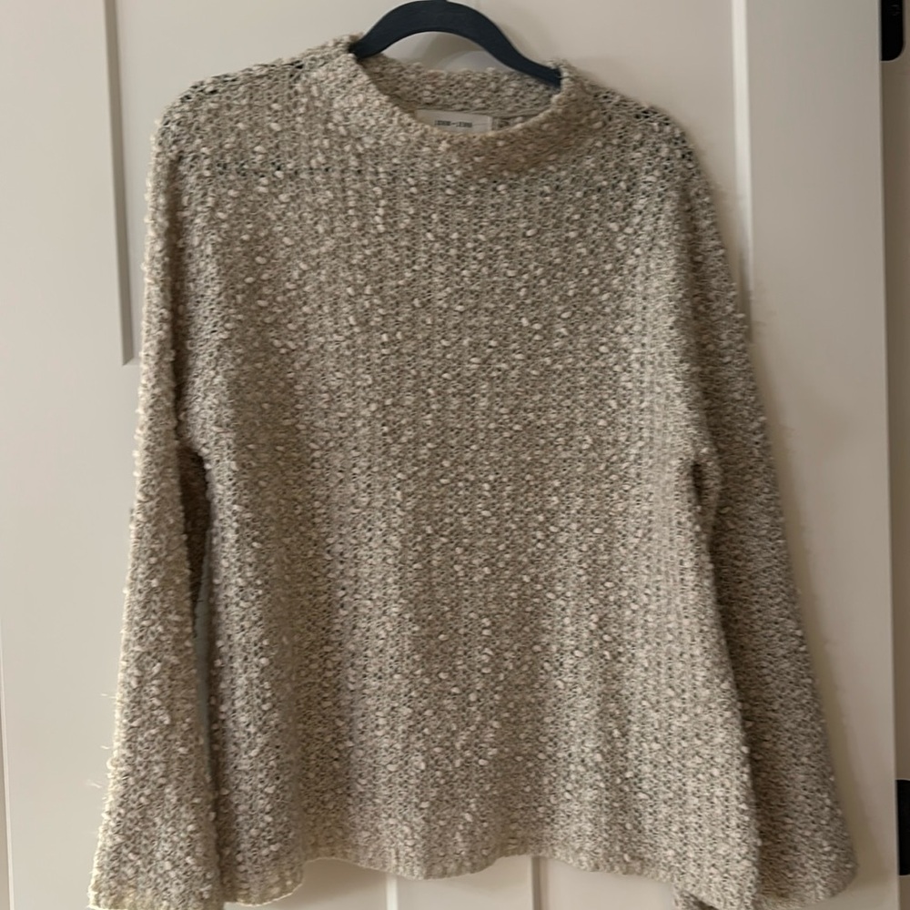Anthropologie John+Jenn Bell sleeve Knit Sweater, relaxed fit, size M‎